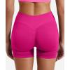 imageYEOREO SoftHue Women Workout Gym Impact Shorts Hidden Scrunch Butt Lifting 36quot45quot6quot Seamless ShortsRose