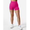 imageYEOREO SoftHue Women Workout Gym Impact Shorts Hidden Scrunch Butt Lifting 36quot45quot6quot Seamless ShortsRose