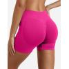 imageYEOREO SoftHue Women Workout Gym Impact Shorts Hidden Scrunch Butt Lifting 36quot45quot6quot Seamless ShortsRose