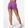 imageYEOREO SoftHue Women Workout Gym Impact Shorts Hidden Scrunch Butt Lifting 36quot45quot6quot Seamless ShortsRose Purple
