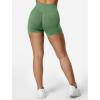 imageYEOREO SoftHue Women Workout Gym Impact Shorts Hidden Scrunch Butt Lifting 36quot45quot6quot Seamless ShortsSage Green