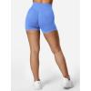 imageYEOREO SoftHue Women Workout Gym Impact Shorts Hidden Scrunch Butt Lifting 36quot45quot6quot Seamless ShortsVivid Blue