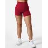 imageYEOREO SoftHue Women Workout Gym Impact Shorts Hidden Scrunch Butt Lifting 36quot45quot6quot Seamless ShortsWine