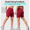 imageYEOREO SoftHue Women Workout Gym Impact Shorts Hidden Scrunch Butt Lifting 36quot45quot6quot Seamless ShortsWine