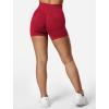imageYEOREO SoftHue Women Workout Gym Impact Shorts Hidden Scrunch Butt Lifting 36quot45quot6quot Seamless ShortsWine