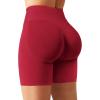 imageYEOREO SoftHue Women Workout Gym Impact Shorts Hidden Scrunch Butt Lifting 36quot45quot6quot Seamless ShortsWine