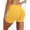 imageYEOREO SoftHue Women Workout Gym Impact Shorts Hidden Scrunch Butt Lifting 36quot45quot6quot Seamless ShortsYellow