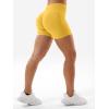 imageYEOREO SoftHue Women Workout Gym Impact Shorts Hidden Scrunch Butt Lifting 36quot45quot6quot Seamless ShortsYellow