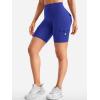 imageYEOREO CoreFlex Women Workout Biker Shorts with Cargo Pockets Hidden Scrunch High Waisted 8quot Inseam Gym ShortsRoyal Blue
