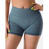 imageYEOREO Professional Women Workout Shorts 36quot Scrunch Shorts Seamless High Waisted Contour Gym Yoga Biker ShortsDark Blue Sea