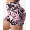 imageYEOREO Professional Women Workout Shorts 36quot Scrunch Shorts Seamless High Waisted Contour Gym Yoga Biker ShortsLight Pink