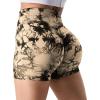imageYEOREO Professional Women Workout Shorts 36quot Scrunch Shorts Seamless High Waisted Contour Gym Yoga Biker ShortsSand