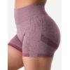 imageYEOREO Professional Women Workout Shorts 36quot Scrunch Shorts Seamless High Waisted Contour Gym Yoga Biker ShortsWine Red Rose