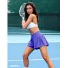 imageYEOREO Women Flowy Athletic Shorts 36quot Workout Tennis Skorts Golf Skirts with Pocket for Running GymBlue Violet