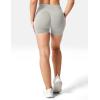 imageYEOREO Women High Waist Workout Yoga Gym Smile Contour Seamless Cycling ShortsBeige