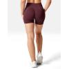 imageYEOREO Women High Waist Workout Yoga Gym Smile Contour Seamless Cycling ShortsBurgundy