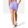 imageYEOREO Women High Waist Workout Yoga Gym Smile Contour Seamless Cycling ShortsLavender