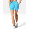 imageYEOREO Women High Waist Workout Yoga Gym Smile Contour Seamless Cycling ShortsLight Blue