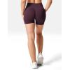 imageYEOREO Women High Waist Workout Yoga Gym Smile Contour Seamless Cycling ShortsPlum
