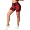 imageYEOREO Women High Waist Workout Yoga Gym Smile Contour Seamless Cycling ShortsTie Dye Scarlet