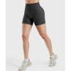 imageYEOREO Workout Shorts for Women Scrunch Butt Lifting 45quot Seamless Impact High Waist Gym Fitness Running ShortsBlack