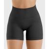 imageYEOREO Workout Shorts for Women Scrunch Butt Lifting 45quot Seamless Impact High Waist Gym Fitness Running ShortsBlack