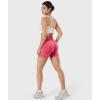 imageYEOREO Workout Shorts for Women Scrunch Butt Lifting 45quot Seamless Impact High Waist Gym Fitness Running ShortsCandy Pink