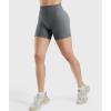 imageYEOREO Workout Shorts for Women Scrunch Butt Lifting 45quot Seamless Impact High Waist Gym Fitness Running ShortsHeather Gray
