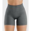 imageYEOREO Workout Shorts for Women Scrunch Butt Lifting 45quot Seamless Impact High Waist Gym Fitness Running ShortsHeather Gray