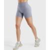 imageYEOREO Workout Shorts for Women Scrunch Butt Lifting 45quot Seamless Impact High Waist Gym Fitness Running ShortsLavender Gray