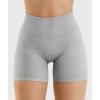 imageYEOREO Workout Shorts for Women Scrunch Butt Lifting 45quot Seamless Impact High Waist Gym Fitness Running ShortsLight Gray