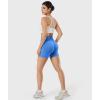 imageYEOREO Workout Shorts for Women Scrunch Butt Lifting 45quot Seamless Impact High Waist Gym Fitness Running ShortsOcean Blue