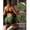 imageYEOREO Daze Workout Shorts Womens Scrunch Butt Gym Shorts for Women V Back Booty Butt Lifting Biker Compression ShortsGreen