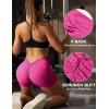 imageYEOREO Daze Workout Shorts Womens Scrunch Butt Gym Shorts for Women V Back Booty Butt Lifting Biker Compression ShortsPink