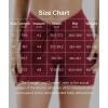 imageYEOREO Workout Biker Shorts for Women 42quot No Front Seam Ericane Scrunch Butt Lifting V High Waist Drawstring Gym Yoga ShortsAnkela Red