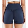 imageYEOREO Workout Biker Shorts for Women 42quot No Front Seam Ericane Scrunch Butt Lifting V High Waist Drawstring Gym Yoga ShortsNavy