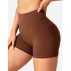imageYEOREO Workout Biker Shorts for Women Athletic Scrunch Butt High Waisted Running Gym Shorts Yoga Tummy Control SpandexCherry Mahogany