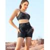 imageYEOREO Scrunch Workout Shorts Butt Lifting Jada Shorts Tie Dye Seamless Gym Biker Screen Print 36quot Training ShortsBlack