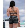 imageYEOREO Scrunch Workout Shorts Butt Lifting Jada Shorts Tie Dye Seamless Gym Biker Screen Print 36quot Training ShortsBlack