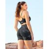 imageYEOREO Scrunch Workout Shorts Butt Lifting Jada Shorts Tie Dye Seamless Gym Biker Screen Print 36quot Training ShortsBlack