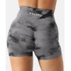 imageYEOREO Scrunch Workout Shorts Butt Lifting Jada Shorts Tie Dye Seamless Gym Biker Screen Print 36quot Training ShortsBlack Grey