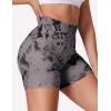 imageYEOREO Scrunch Workout Shorts Butt Lifting Jada Shorts Tie Dye Seamless Gym Biker Screen Print 36quot Training ShortsBlack Marble