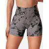 imageYEOREO Scrunch Workout Shorts Butt Lifting Jada Shorts Tie Dye Seamless Gym Biker Screen Print 36quot Training ShortsBlack Marble