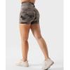 imageYEOREO Scrunch Workout Shorts Butt Lifting Jada Shorts Tie Dye Seamless Gym Biker Screen Print 36quot Training ShortsBrown Marble