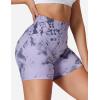 imageYEOREO Scrunch Workout Shorts Butt Lifting Jada Shorts Tie Dye Seamless Gym Biker Screen Print 36quot Training ShortsPurple