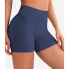 imageYEOREO Workout Shorts Women 45quot Biker Gym Shorts Suthleah Tummy Control Seamless Scrunch Butt Lifting Running Yoga ShortsDeep Blue
