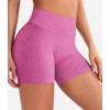 imageYEOREO Workout Shorts Women 45quot Biker Gym Shorts Suthleah Tummy Control Seamless Scrunch Butt Lifting Running Yoga ShortsPink