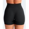 imageYEOREO Women Seamless Scrunch Workout Shorts High Waisted Intensify Running Gym Yoga WorkoutBlack Pro