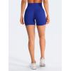 imageYEOREO Women Seamless Scrunch Workout Shorts High Waisted Intensify Running Gym Yoga WorkoutBlue