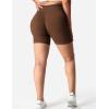 imageYEOREO Women Seamless Scrunch Workout Shorts High Waisted Intensify Running Gym Yoga WorkoutCopper
